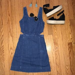 Madewell Denim Cutout Dress